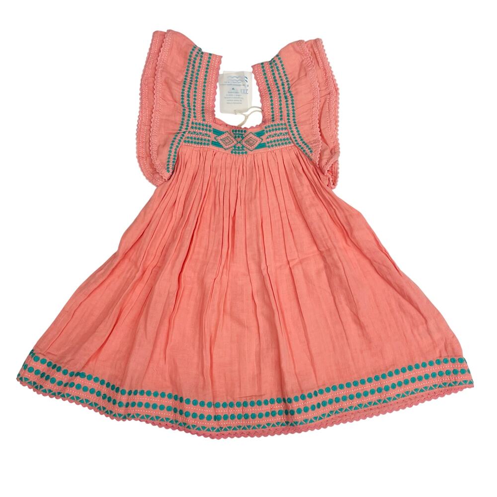 NWT Mer St. Barth Size 2 Serena Dress in Pink Sorbet